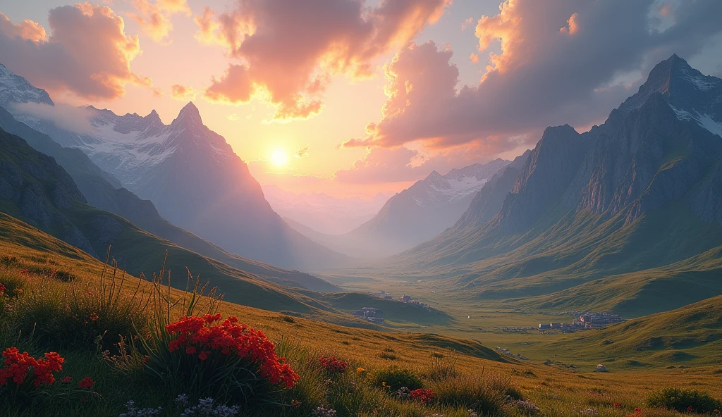 "(best quality,4k,8k,highres,masterpiece:1.2),ultra-detailed,(realistic,photorealistic,photo-realistic:1.37),landscape,vivid colors,sharp focus,physically-based rendering,HDR,UHD,studio lighting"

Tags: 
- A breathtaking scene unfolds before your eyes, as you find yourself transported to a world of wonder and beauty.
- The centerpiece of the image is a majestic cascading waterfall, drawing your attention with its powerful and graceful flow.
- Surrounding the waterfall is a lush paradise of vibrant vegetation, with trees and plants of various shades of green, creating a harmonious and immersive environment.
- Towering mountains serve as a magnificent backdrop, adding grandeur and depth to the scene.
- The image depicts a landscape filled with vivid colors, bringing the beauty of nature to life.
- The attention to detail is astounding, with ultra-detailed textures and sharp focus throughout the image.
- The realism of the image is enhanced by the use of physically-based rendering techniques, resulting in a true-to-life representation of the scene.
- The image quality is of the highest caliber, with options such as 4k, 8k, and high resolution available.
- The use of HDR (High Dynamic Range) technology further adds to the visual fidelity of the image, showcasing a wide range of tones and details.
- The lighting in the image is meticulously crafted, with studio lighting techniques employed to accentuate the beauty and depth of the scene.
- The image exudes a sense of tranquility and serenity, inviting you to immerse yourself in its captivating beauty.

Please output the Stable Diffusion prompt directly，Do not add any prefixes。