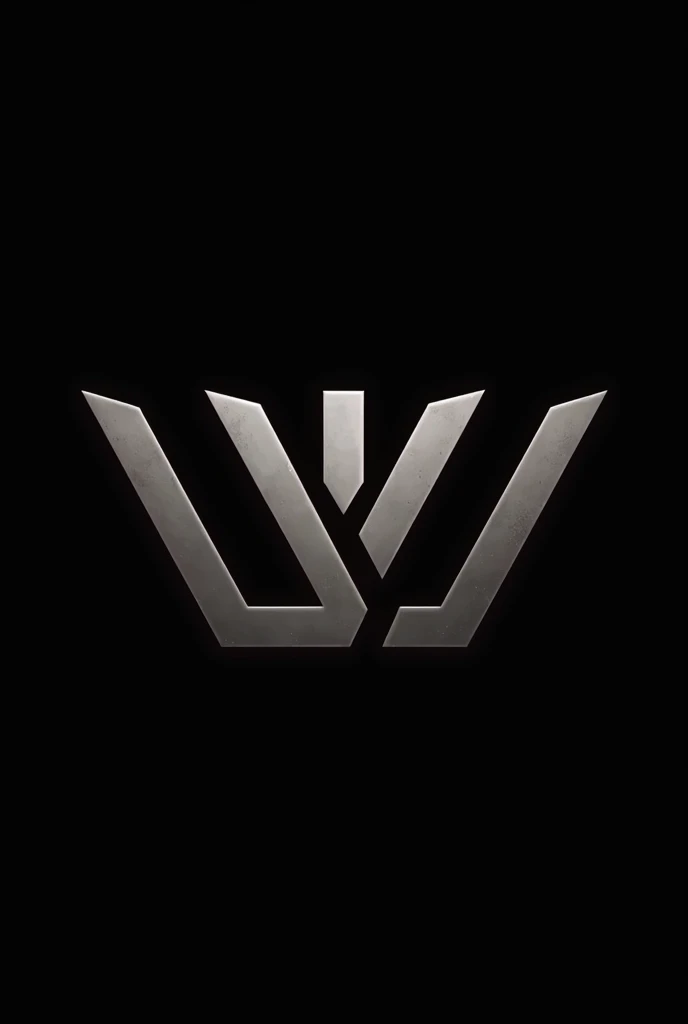Bih V Font graphic design logo in black background