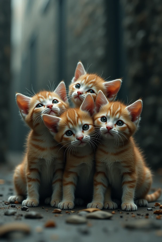 All the characters are kittens。
It's so sad.