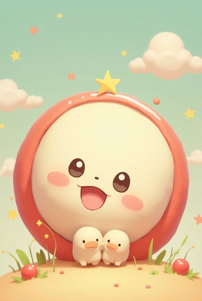 circle shape , cute character