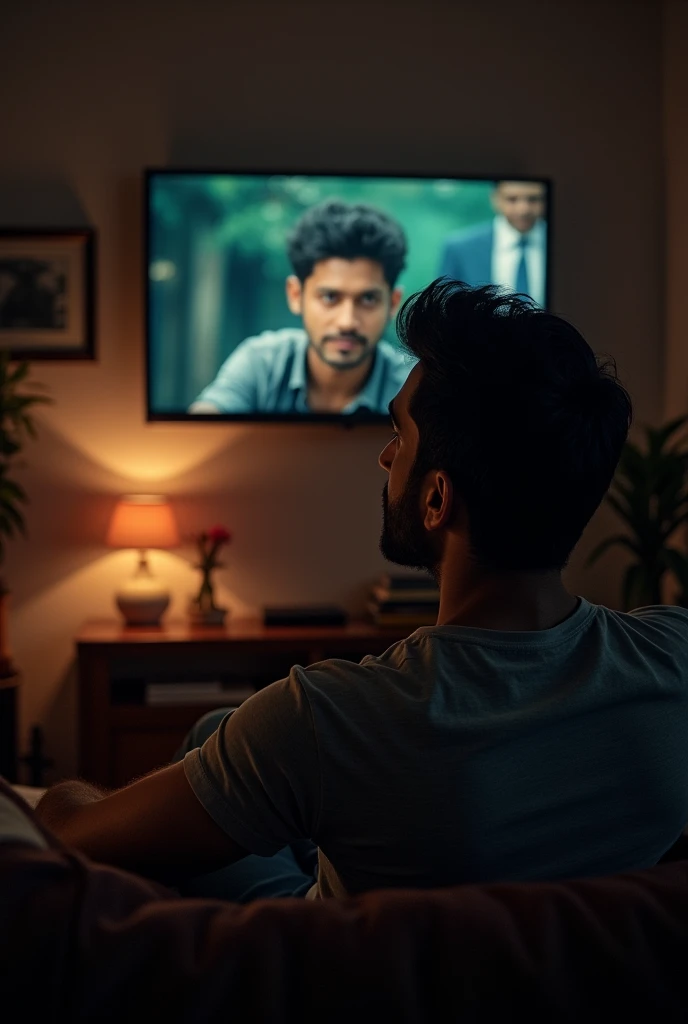 A man was watching a video of dhurav rathy