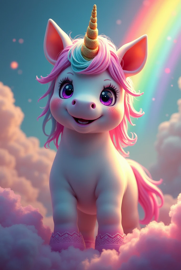 Kawaii cannibal unicorn farting rainbows