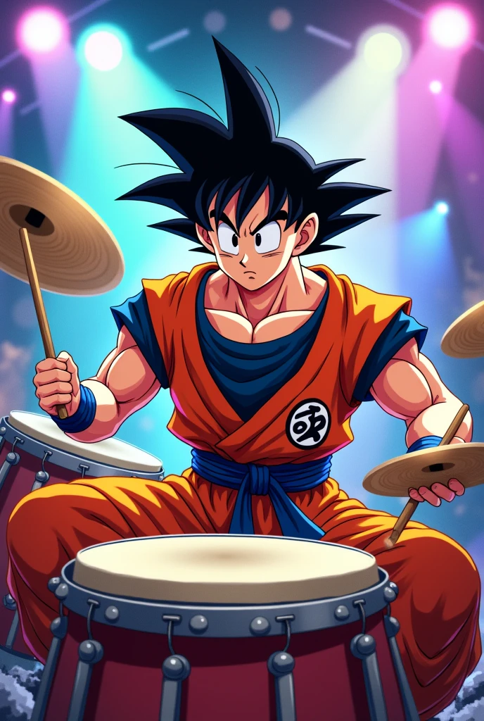 O Goku percussionista.