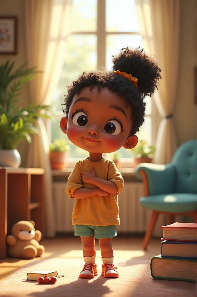 Chibi menina cor marrom:2, coffee color:2 queimado pelo sol, feliz de 15 anos (marrom:1) afro: 1.25 Estilo Pixar: 1.25 afro: 2.40 (((sozinho))) cabelos cacheados: 2.3, (corpo inteiro: 2.32) vestindo vestido floral sapato preto,, Hair messed up by the wind, desenho animado sentada numa rua da cidade, arte digital detalhada bonito, painting digital adorable, Cartoon style illustration, stylized digital illustration, stunning digital illustration, bela arte digital, arte de pintura digital dos desenhos animados, pintura digital dos desenhos animados 3D, Beautiful digital illustration, Arte infantil em Artstation, detailed digital illustration, arte digital detalhada, digital illustation, exquisite digital illustration, 8k
