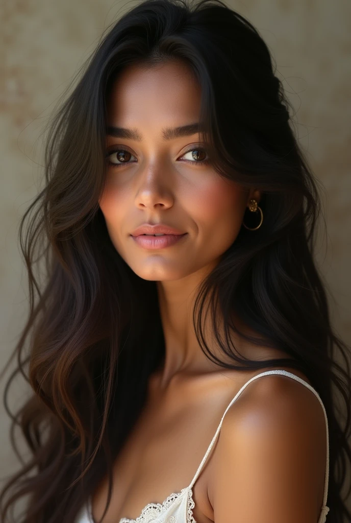 Make a beautiful image girl whos age is 25 a very beautiful girl. Make real image. Simple indian girl