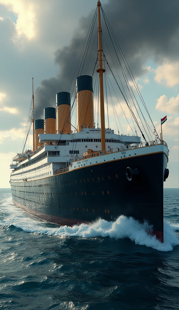 Create beautiful and ultrarealistic Titanic images