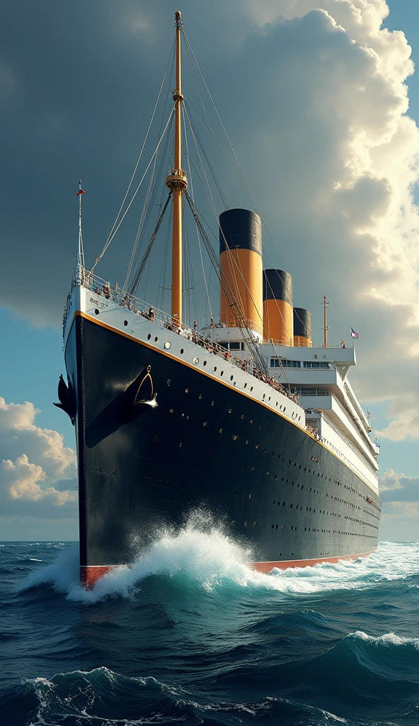 Create beautiful and ultrarealistic Titanic images