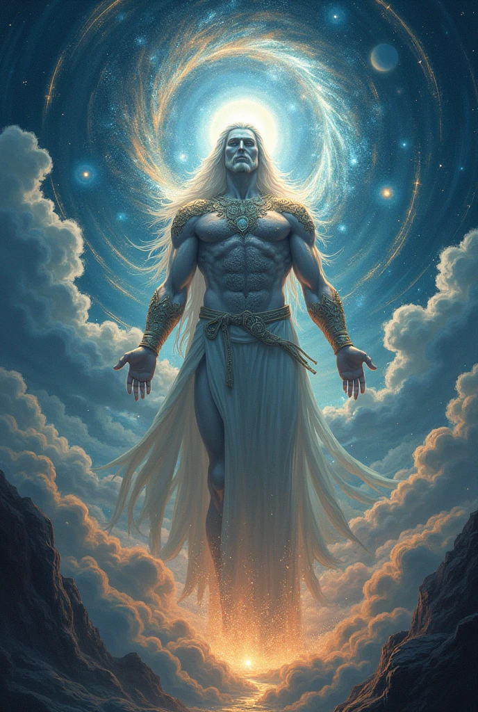 Make a drawing of the god Uranus