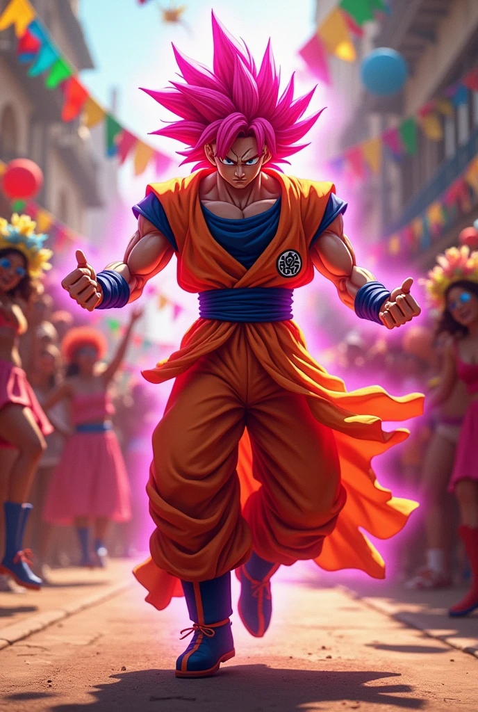 Goku Rose playing Samba.