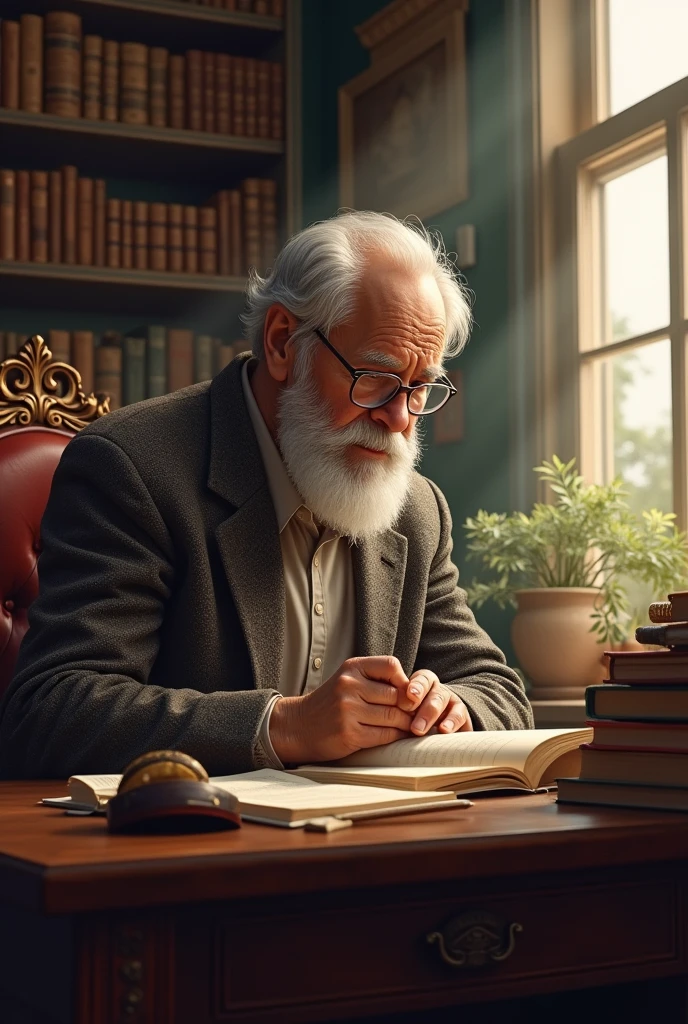 Scholar with glasses