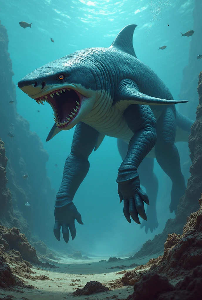 Shark with legs
