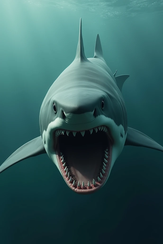Requin avec des dents d'humain 
