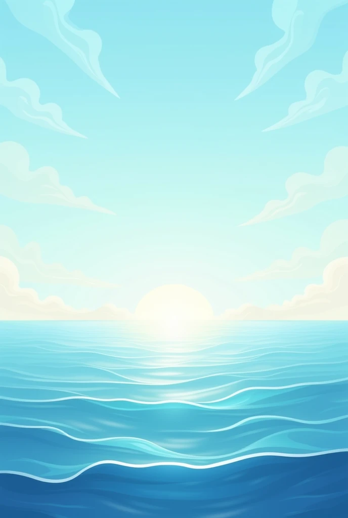 Can you make an infographic with ocean and sky background