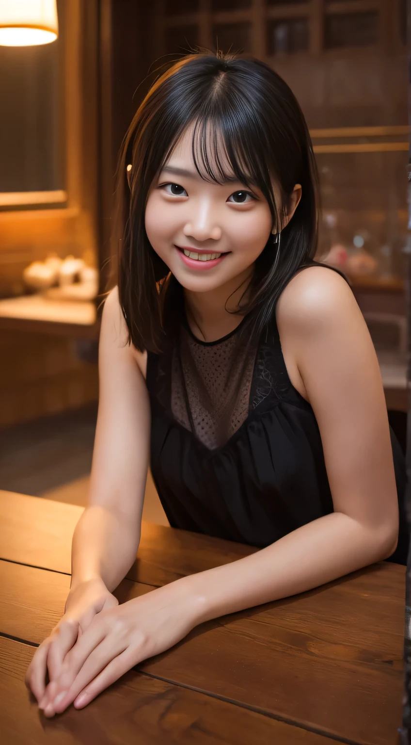 Tabletop, Highest quality, 8k, , RAW Photos, Absurd, Award-winning portrait, smile, smile, alone, night, neon, Idol's face, Violet, Gardenias, Delicate girl, Upper Body, Digital SLR, View your viewers, Frank, Sophisticated, Zola々right, Thin arms, Professional Lighting, Film Grain, chromatic aberration, (Eye and facial details:1.0), (Bokeh:1.1) , Close your mouth , Sailor suit , (panties:1.8) , Not wearing a skirt,NSFW,Masturbation、Shirt lift、I can see her 、