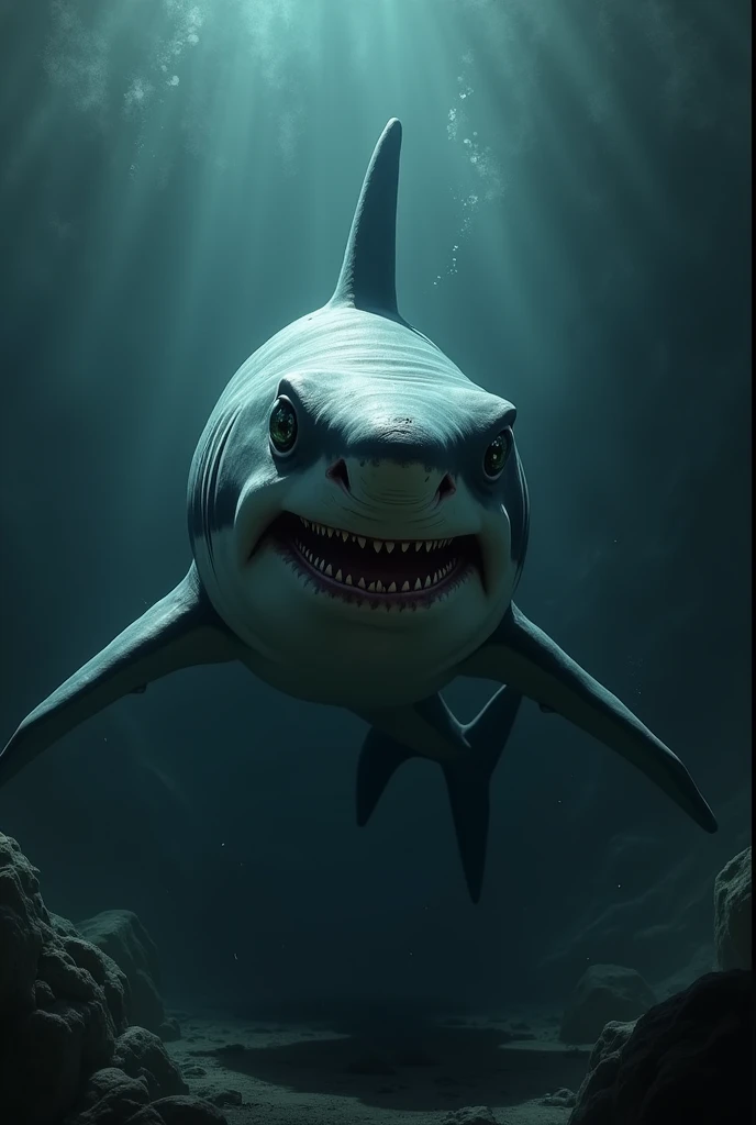 Shark with big eyes