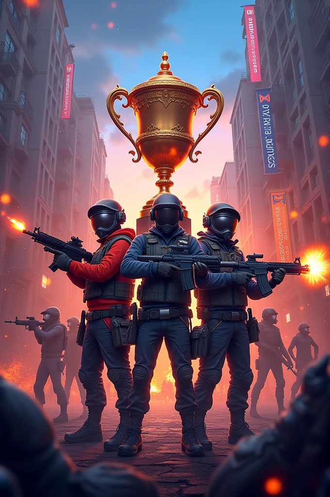 A free fire eSports tournament name rusher cup is organised by the authority. The prize pool is RS 500 winner team will get rs 300, runner up will get rs 150 and team with most kills will get rs 50