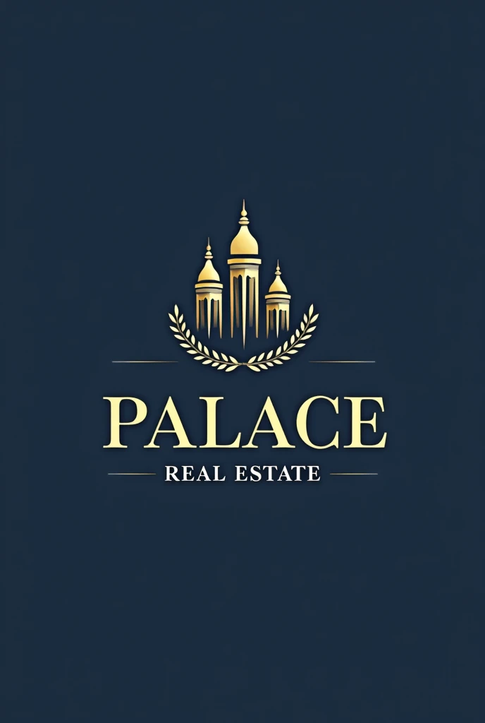 create a logo for a real estate agency called "Palace Real Estate", some ideas of what it could be like, e oq conter:
1. **Palace Elements**: Use silhouettes of towers or domes of a palace, combined with a modern house or building.
2. **elegant colors**: Consider using a sophisticated color palette, like gold and navy blue, that convey luxury and confidence.
3. **Classic Typography**: Choose an elegant, serif font for the name "Real Estate Palace", that refers to royalty and tradition.
4. **Key or Door**: Incorporating a stylized key or an open door can symbolize new opportunities and access to your dream home..
5. **Shield or Coat of Arms**: A shield or coat of arms logo can convey a sense of protection and prestige..
