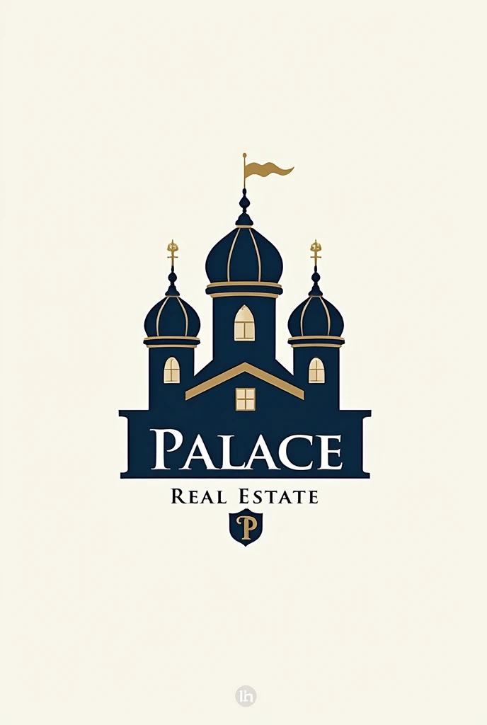 create a logo for a real estate agency called "Palace Real Estate", some ideas of what it could be like, e oq conter:
1. **Palace Elements**: Use silhouettes of towers or domes of a palace, combined with a modern house or building.
2. **elegant colors**: Consider using a sophisticated color palette, like gold and navy blue, that convey luxury and confidence.
3. **Classic Typography**: Choose an elegant, serif font for the name "Real Estate Palace", that refers to royalty and tradition.
4. **Key or Door**: Incorporating a stylized key or an open door can symbolize new opportunities and access to your dream home..
5. **Shield or Coat of Arms**: A shield or coat of arms logo can convey a sense of protection and prestige..