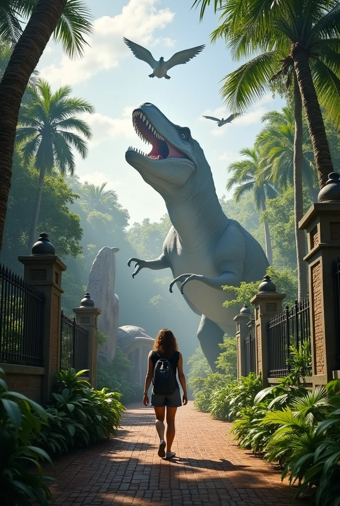 me entering Jurassic world