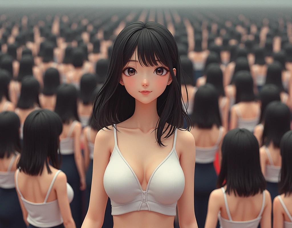 [Japanese Clone girls=Myself], [Perfect Clone girls Raw Photography Art], [16K, Highest quality, Ultra-high resolution], (((Unrealistic, Unprecedented sight, hyperdimensional space, A sight beyond imagination, (((A world of mass proliferation of myselves, Ultra-realistic)))))), (Japanese, woman, 25-year-old, Saito-Asuka), ((Small face, Brown and black hair, Semi-long hair)), ((Very beautiful detailed girls, Accurate body structure, Very detailed and perfect super busty body)), ((amazing super big tits, Large, swelling breasts)), (Dark Eyes, Mature face, Cute Smile, A gentle gaze), (Happy laughter), [[(((((Very detailed, 1girl→1,000,000,000,000,000,000,000,000,000,000,000,000,000cloning girls))))), (((((Extremely detailed and precise depiction of the double, Perfectly the same girl, The exact same smile, Perfect matching hairstyle, Perfect same clothes, Exactly the same height, Perfect same super busty))))), (((((Myself only))))), (((Filling the Earth 1,000,000,000,000,000,000,000,000,000,000,000,000,000 Myself, Super dense, Super denseの中心に広くフォーカス, I&#39;m happy to be surrounded by countless versions of myself, I want to drown in love with countless versions of myself., I want to be drowned in love with countless versions of myself around me., Holding hands, hug, hug, kiss, Touching breasts))), (((The sight of the ultimate super-crowded, 異常なSuper dense, Countless Myselfs Packed Tight))), ((Bright and soft light)), (((Very wide field of view, Very detailed, Detailed depiction of the proliferation of Myself with a sense of depth, More accurate depiction with a wide-angle lens aperture of 22)))), Anywhere Angle