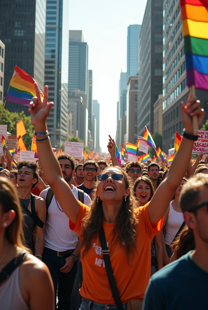 The LGBT community fighting against discrimination