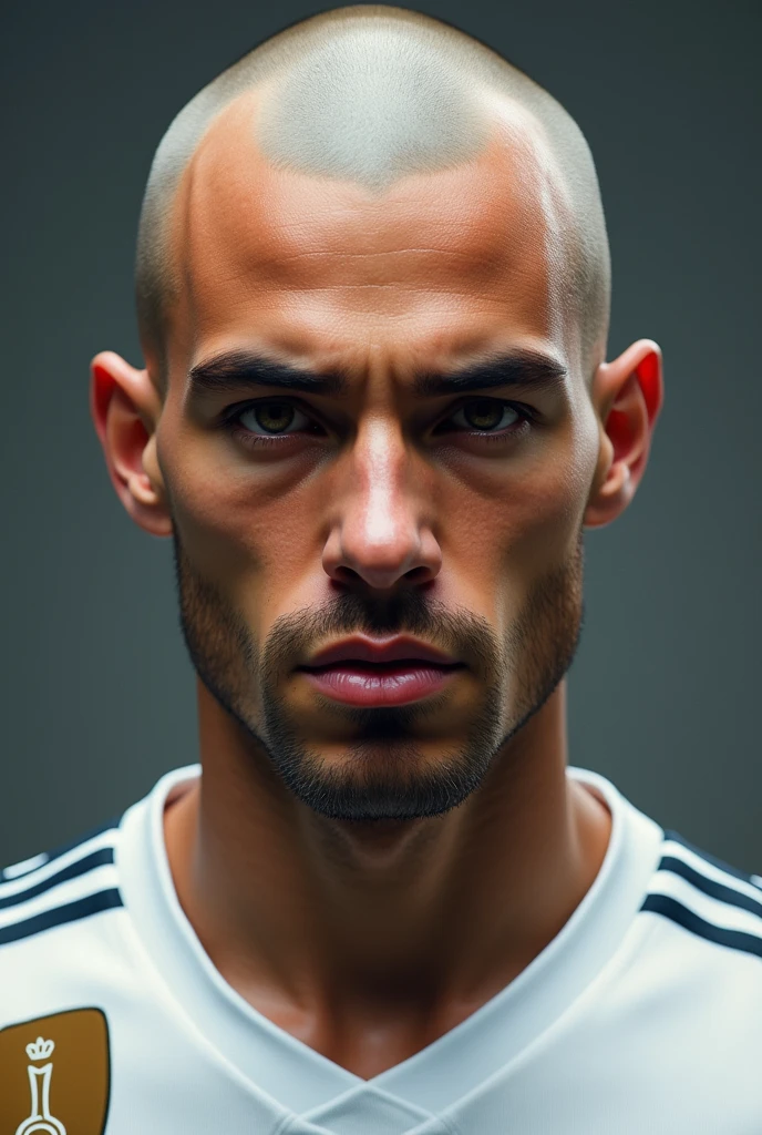 Real Madrid player Endrick bald