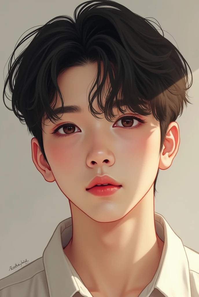 20 year old korean boy with cute face