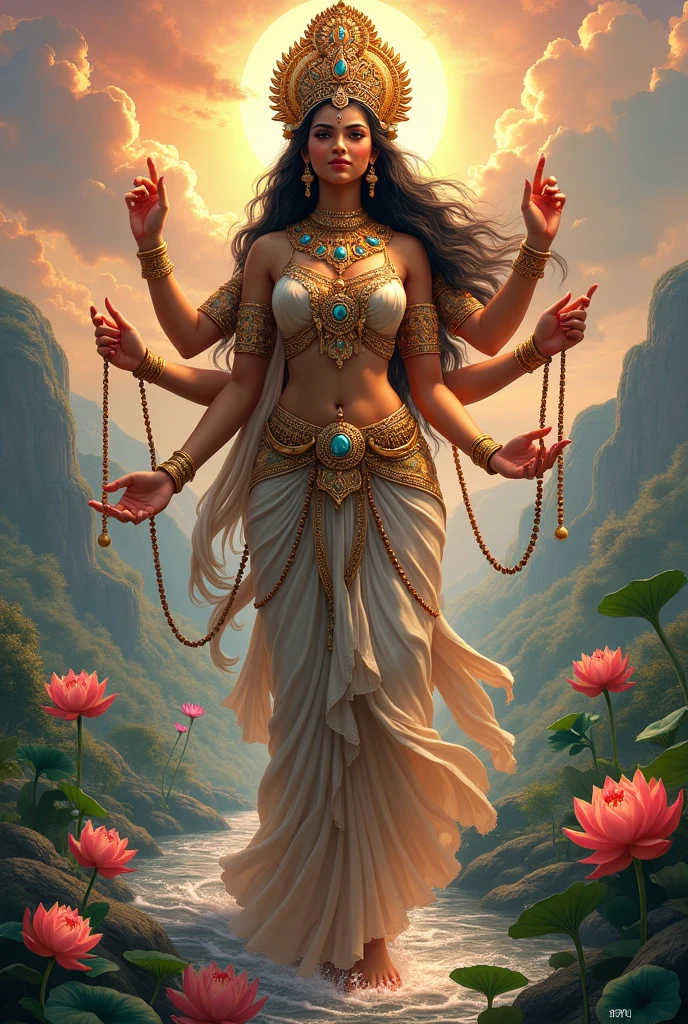 Create Hindu goddess gomathi 