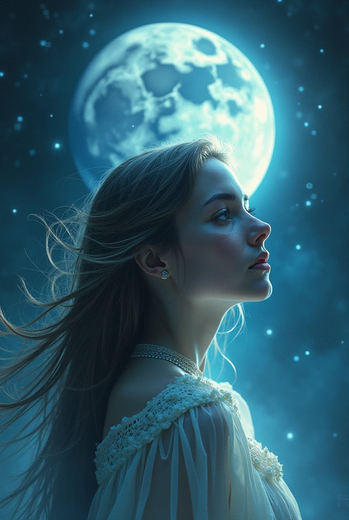 girl drug moon cosmos