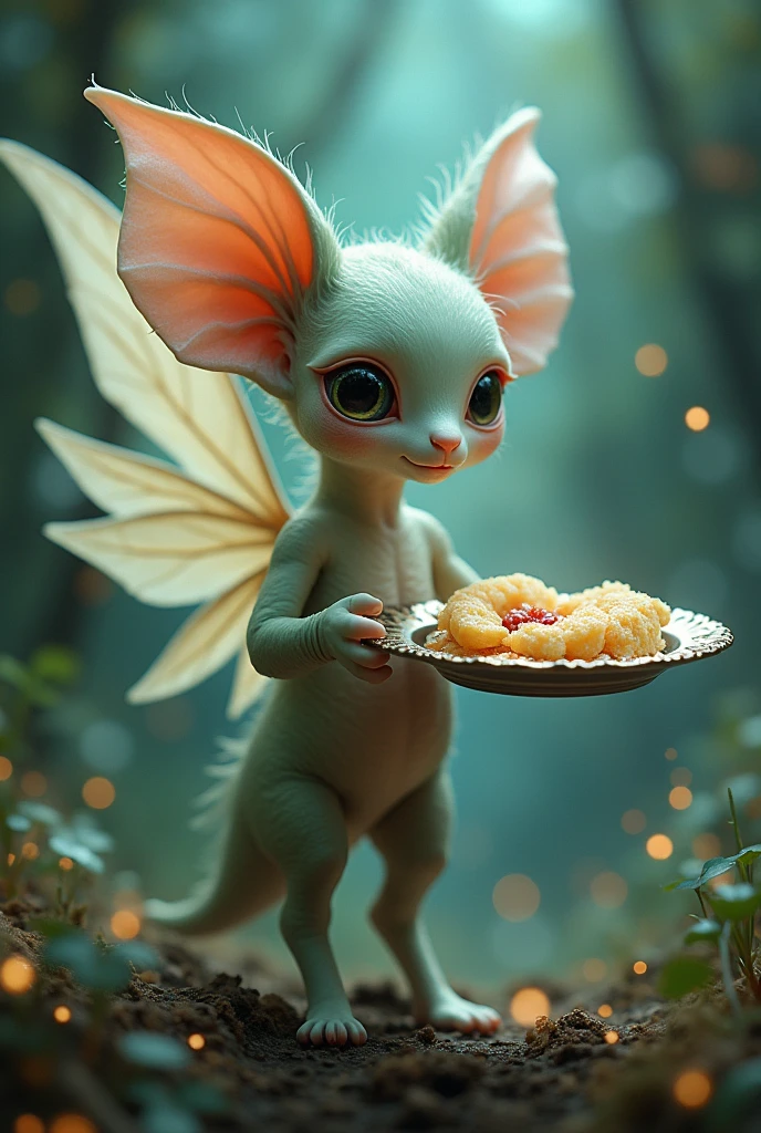 Chimbila with a plate