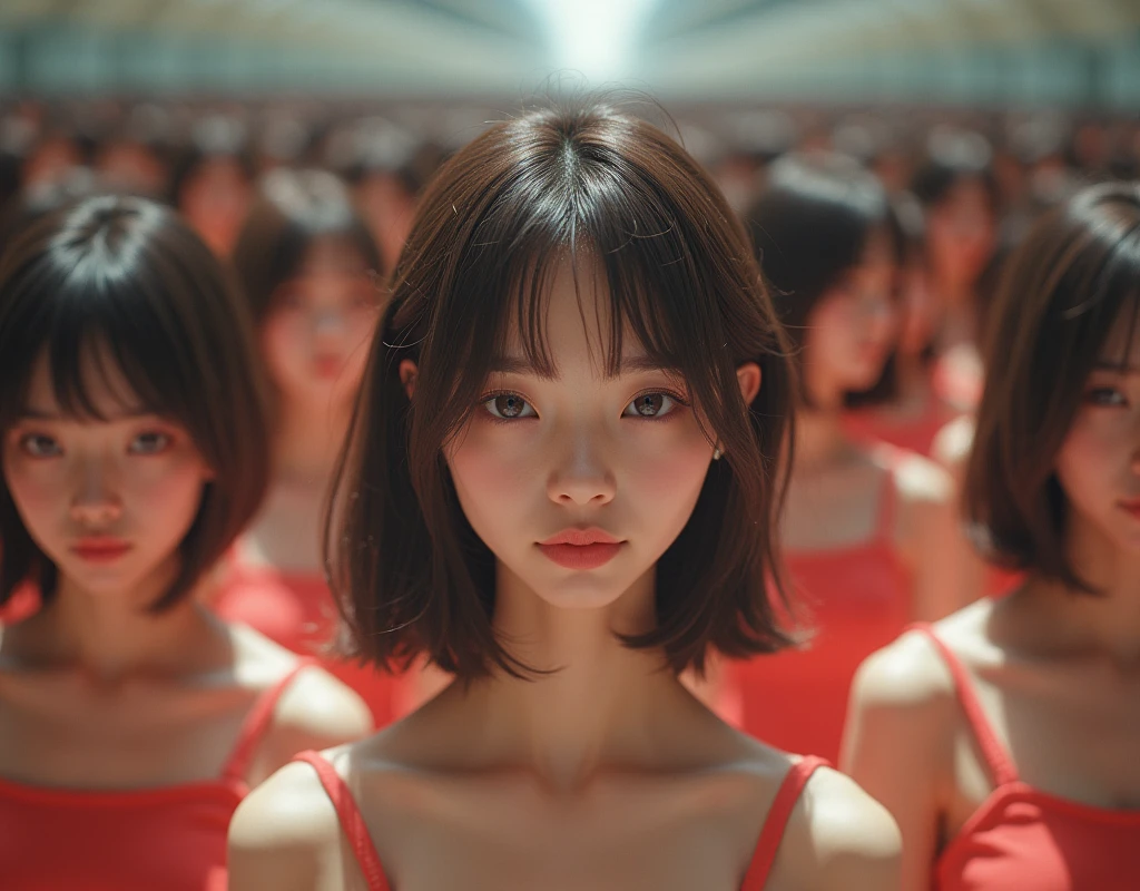 [Japanese Clone girls=Myself], [Perfect Clone girls Raw Photography Art], [16K, Highest quality, Ultra-high resolution], (((Unrealistic, Unprecedented sight, hyperdimensional space, A sight beyond imagination, (((A world of mass proliferation of myselves, Ultra-realistic)))))), (Japanese, woman, 25-year-old, Saito-Asuka), ((Small face, Brown and black hair, Semi-long hair)), ((Very beautiful detailed girls, Accurate body structure, Very detailed and perfect super busty body)), ((amazing super big tits, Large, swelling breasts)), (Dark Eyes, Mature face, Cute Smile, A gentle gaze), (((A very happy smile))), [[(((((Very detailed, 1girl→1,000,000,000,000,000,000,000,000,000,000,000,000,000cloning girls))))), (((((Extremely detailed and precise depiction of the double, Perfectly the same girl, The exact same smile, Perfect matching hairstyle, Perfect same clothes, Exactly the same height, Perfect same super busty))))), (((((Myself only))))), (((Filling the Earth 1,000,000,000,000,000,000,000,000,000,000,000,000,000 Myself, Super dense, Super denseの中心に広くフォーカス, I&#39;m happy to be surrounded by countless versions of myself, I want to drown in love with countless versions of myself., I want to be drowned in love with countless versions of myself around me., Holding hands, hug, hug, kiss, Touching breasts))), (((The sight of the ultimate super-crowded, 異常なSuper dense, Countless Myselfs Packed Tight))), ((Bright and soft light)), (((Very wide field of view, Very detailed, Detailed depiction of the proliferation of Myself with a sense of depth, More accurate depiction with a wide-angle lens aperture of 22)))), Anywhere Angle