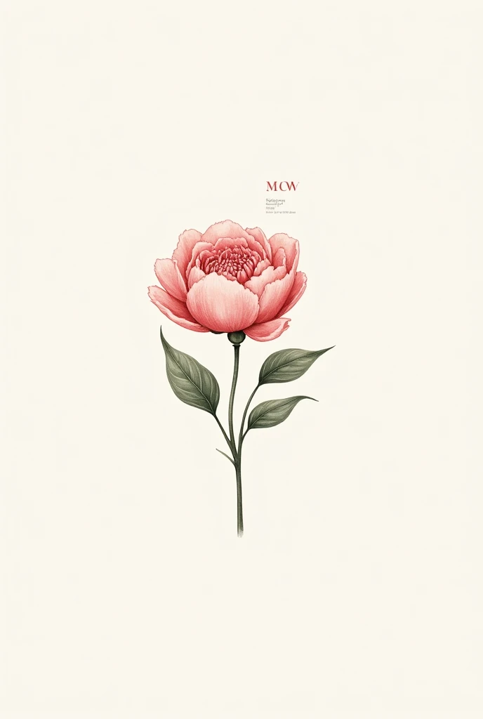 Logo for flower shop with an elegant formal style