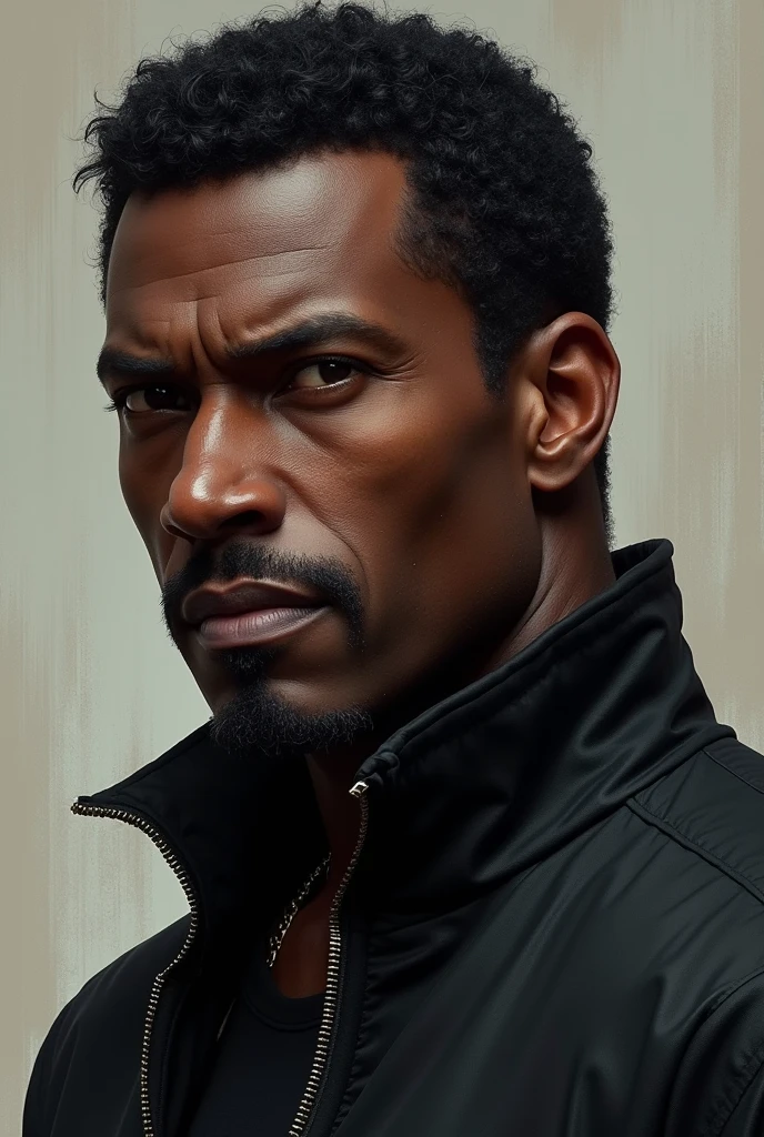 Retrato Hiper focus, wesley snipes como Blade (marvel) cabelo curto na cor preto, ultra realisitic, Reality, hiperReality