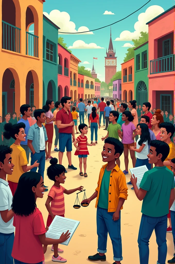 Draw a cartoon that shows how

cultural diversity, social values, norms, and politics are related to each other.