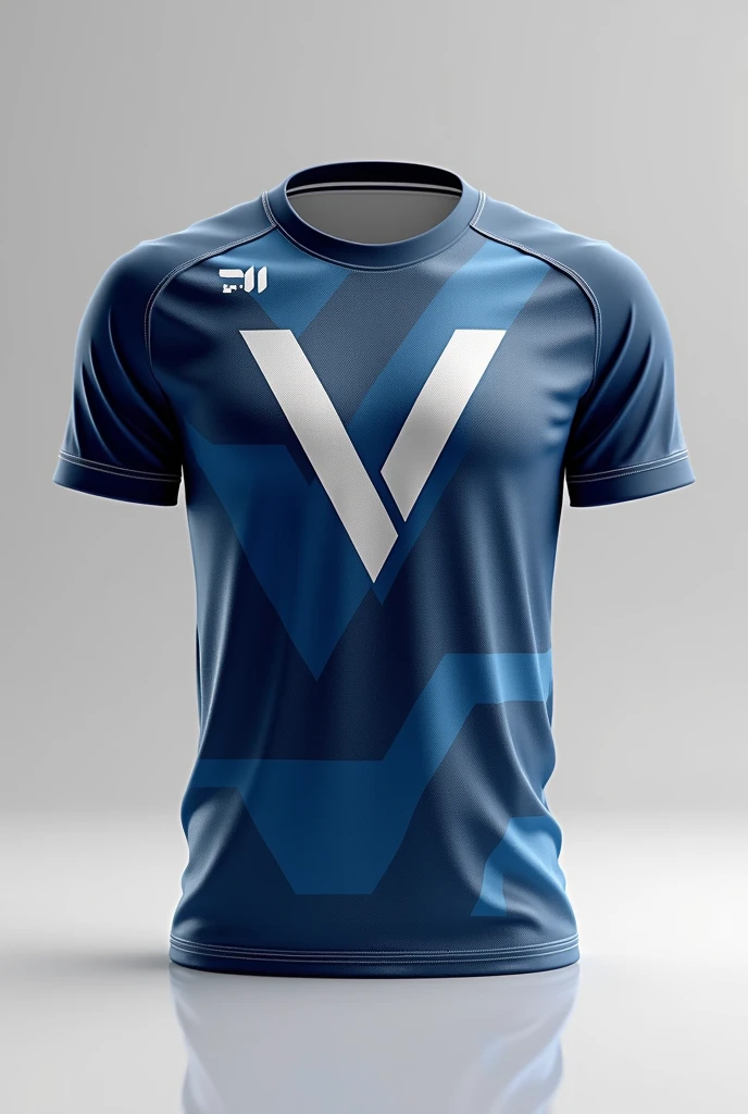 create sublimated badminton jersey with VENSIO INDUSTRIES logo letters on it without wearing with 1:1 ratio