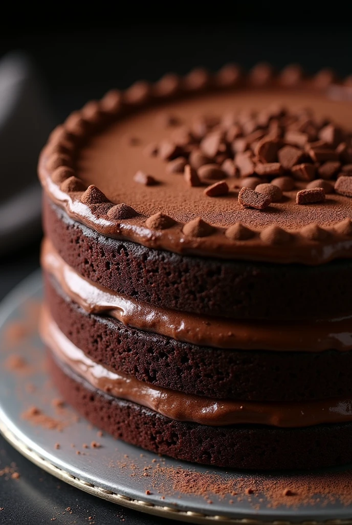 Add coco powder to the batter of cake