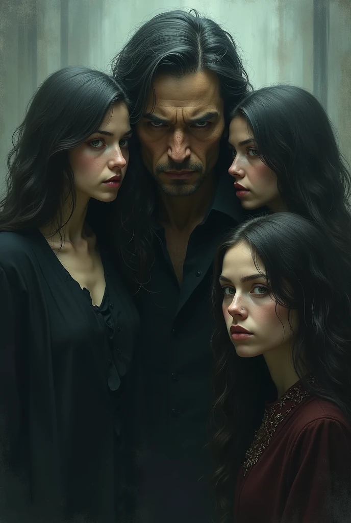Not just in form, but in spirit. He was jealous, bitter and cruel. These women were once beautiful but their hearts were cold with envy and hatred