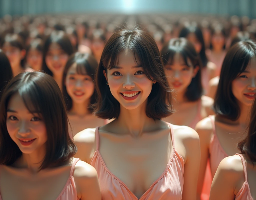 [Japanese Clone girls=Myself], [Perfect Clone girls Raw Photography Art], [16K, Highest quality, Ultra-high resolution], (((Unrealistic, Unprecedented sight, hyperdimensional space, A sight beyond imagination, (((A world of mass proliferation of myselves, Ultra-realistic)))))), (Japanese, woman, 25-year-old, Saito-Asuka), ((Small face, Brown and black hair, Semi-long hair)), ((Very beautiful detailed girls, Accurate body structure, Very detailed and perfect super busty body)), ((amazing super big tits, Large, swelling breasts)), (Dark Eyes, Mature face, Cute Smile, A gentle gaze), (((Very happy smile))), [[(((((Very detailed, 1girl→1,000,000,000,000,000,000,000,000,000,000,000,000,000cloning girls))))), (((((Extremely detailed and precise depiction of the double, Perfectly the same girl, The exact same smile, Perfect matching hairstyle, Perfect same clothes, Exactly the same height, Perfect same super busty))))), (((((Myself only))))), (((Filling the Earth 1,000,000,000,000,000,000,000,000,000,000,000,000,000^1,000,000,000,000,000,000 Myselves multiplied, Wide focus on the ultra-dense center, I&#39;m happy to be surrounded by countless versions of myself, I want to drown in love with countless versions of myself., I want to be drowned in love with countless versions of myself around me., Holding hands, hug, hug, kiss, Touching breasts))), (((The sight of the ultimate super-crowded, Abnormal extreme crowding, Countless Myselves multiplying, our bodies pressed together in a super-packed space))), ((Bright and soft light)), (((Very wide field of view, Very detailed, Detailed depiction of the proliferation of Myself with a sense of depth, More accurate depiction with a wide-angle lens aperture of 22)))), Anywhere Angle