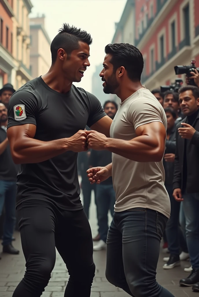 Cristiano ronaldo slapping Salman kham