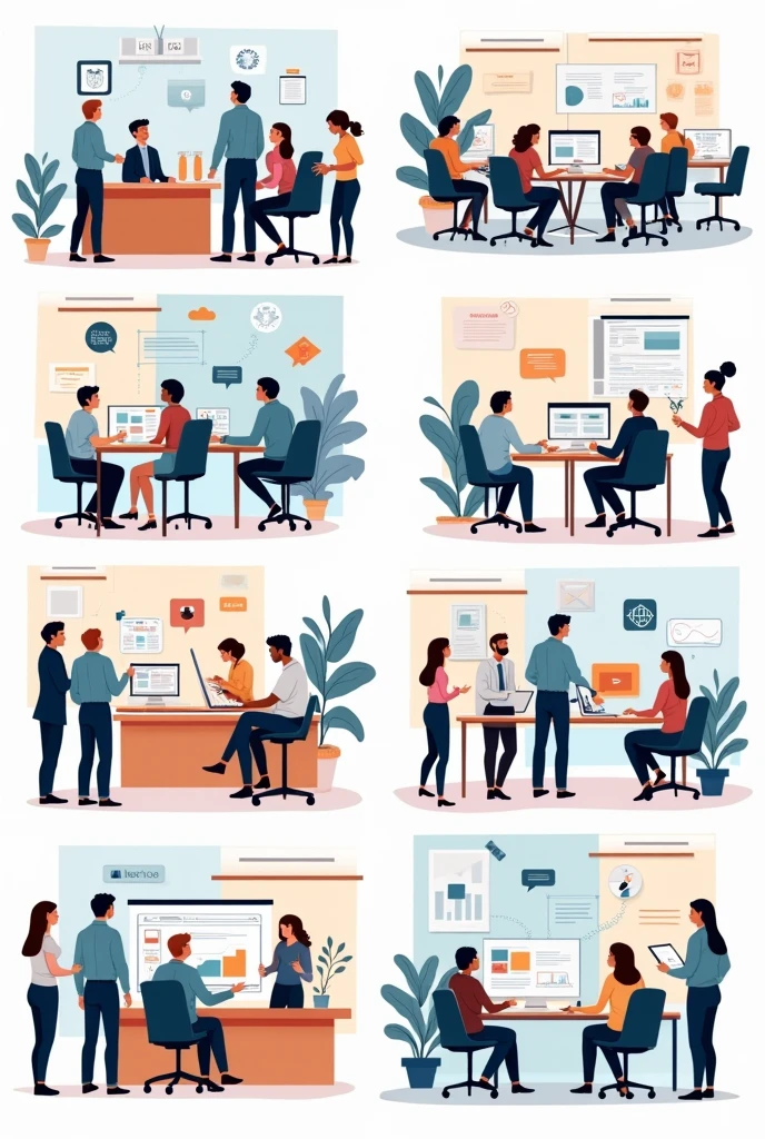 Represent with drawings :
1. Agency Structure Main Departments:
Accounts: Client and project management.
creative: Development of ideas and design of campaigns.
Media: Planning and purchasing advertising space.
production: Creation of advertising materials.
Digital: Campaigns on digital platforms.