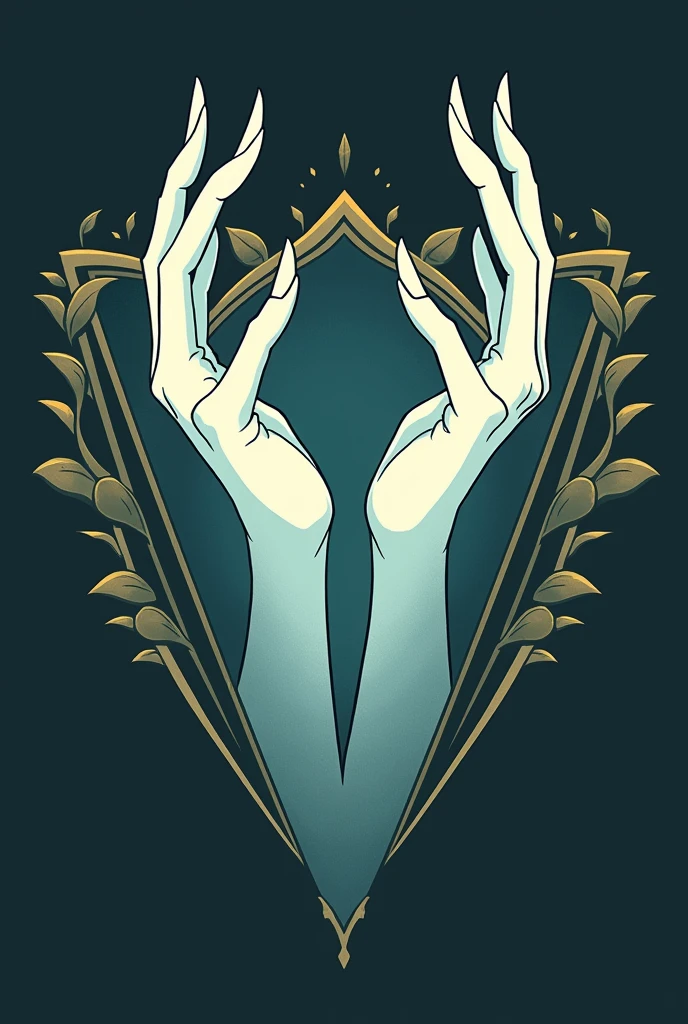 A coat of arms that means sylph claw. It should be 2d and anime and simple. Make claws more visible and make it look like the crests of &#39;black clover&#39;. 