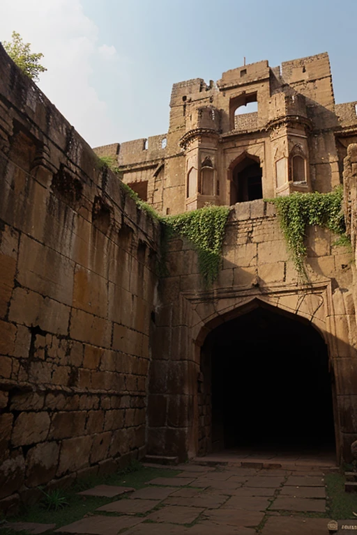 bhangarh fort, bhangarh, india create some horror photo