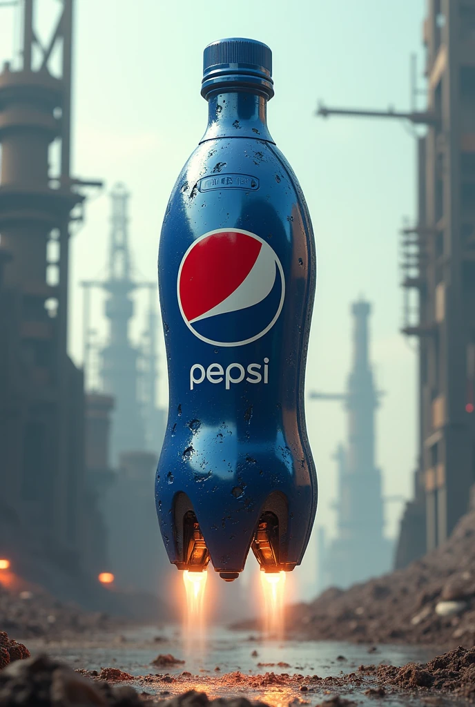 Pepsi bottle half missile 