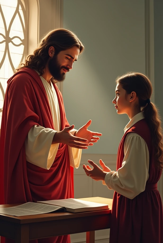 Jesus with Adventist student