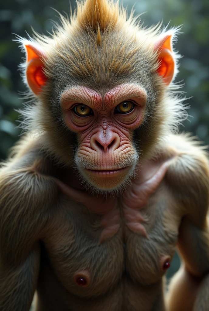 Retrato Hiper focus, wukong, ultra realisitic, Reality, hiperReality