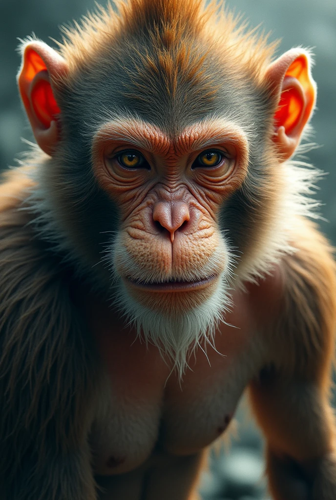 Retrato Hiper focus, wukong, ultra realisitic, Reality, hiperReality