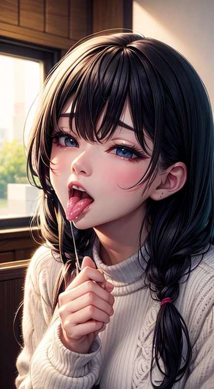 knit、Cum in mouth、Beauty、Ahegao