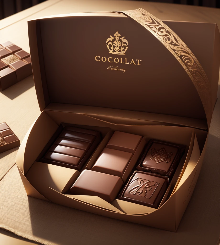 Luxury chocolate in luxurious packaging