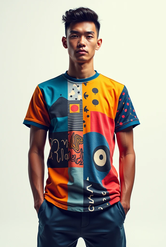 Make the same shirt, but from the front. It should not contain only number