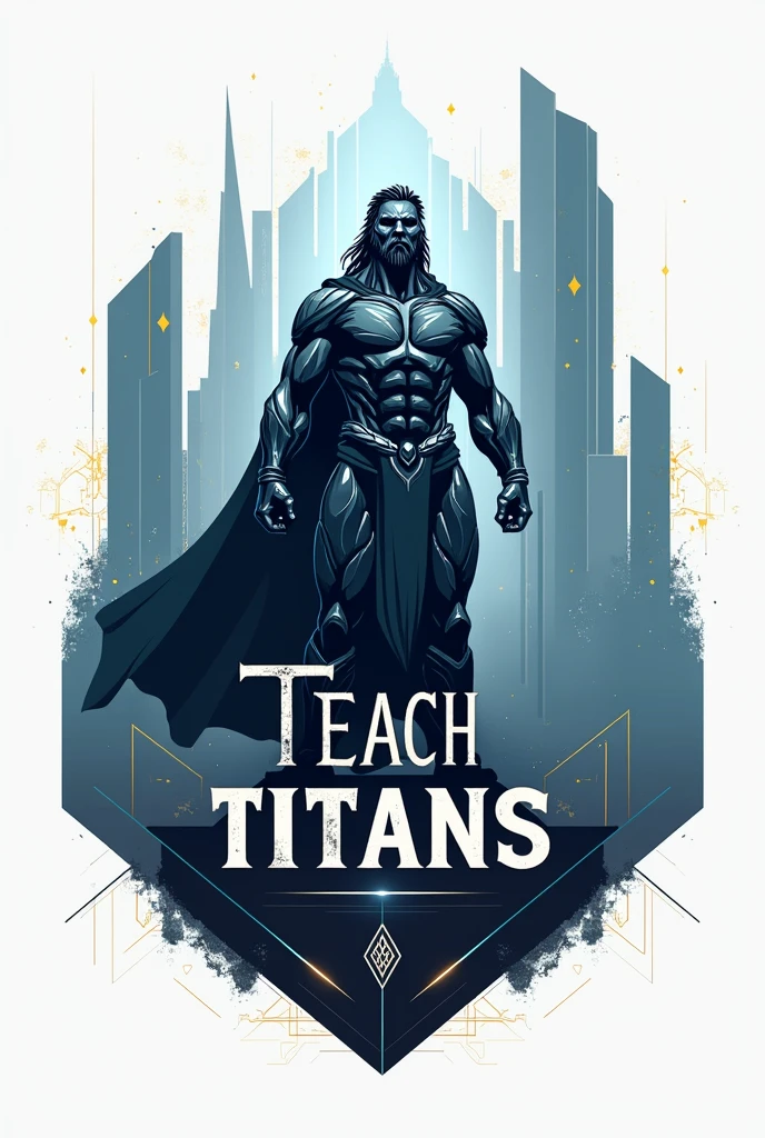 Can you create an image or logo for me about systems engineering with the name Teach Titans?